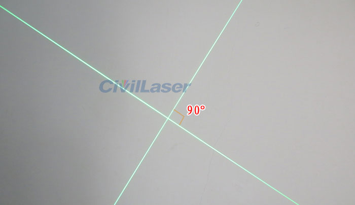 線形 十字 2IN1  レーザー モジュール 水準 器  532nm 10mw 緑色 レーザー 発光 モジュール 焦点 調節
